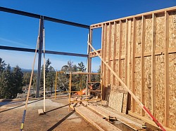 residential custom wood framing to steel
